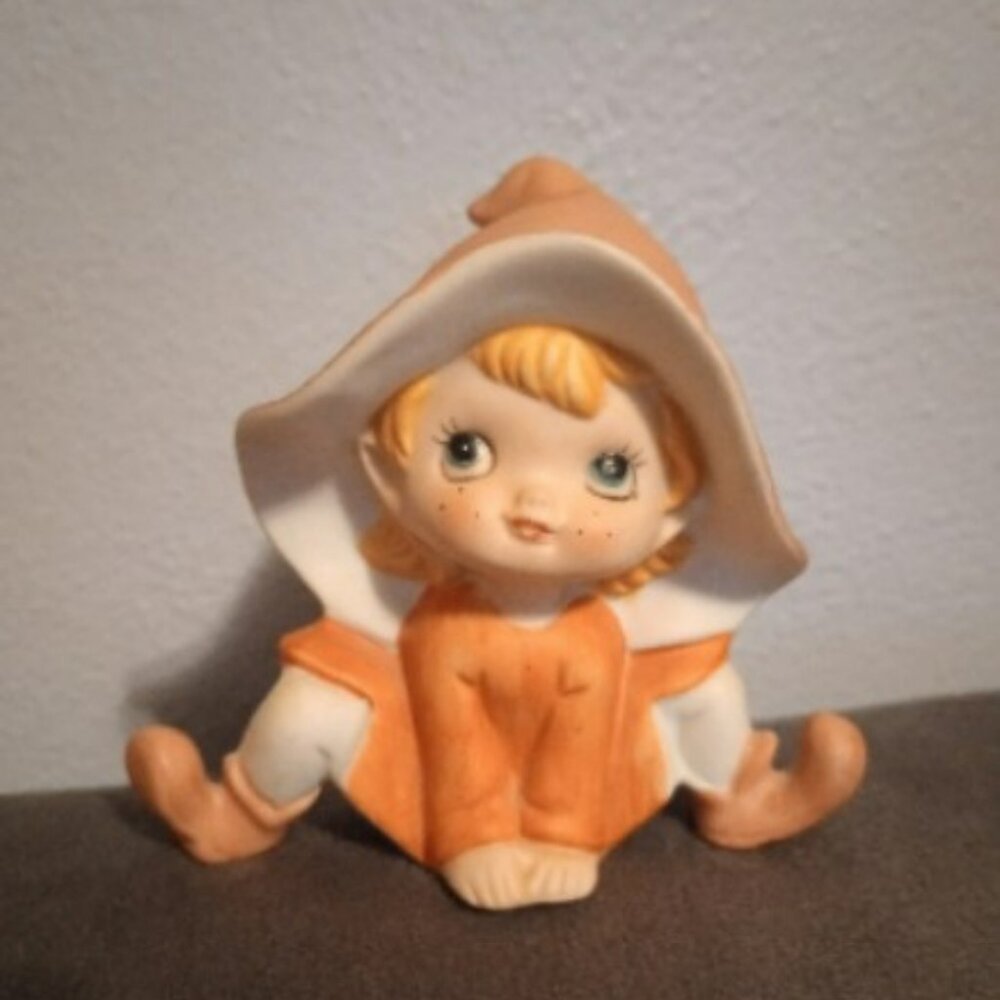 Vintage Homco Vintage Elf Pixie Sitter #5213
